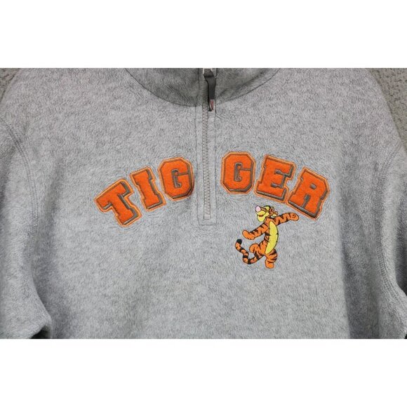 Disney Tigger Long Sleeve 1/4 Zip Women's Sweatshirt-XL-Embroidered - Picture 4 of 11